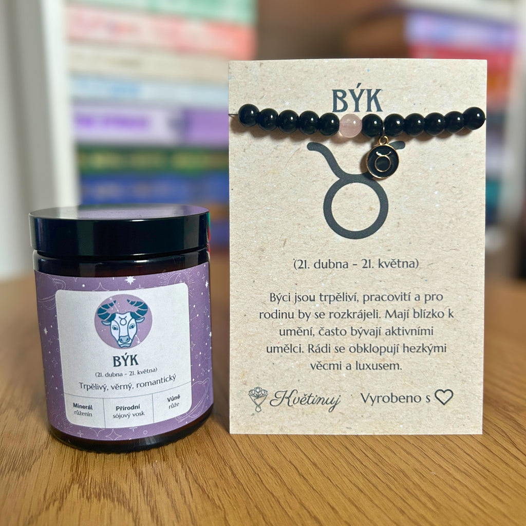Sójová vonná svíčka – Býk