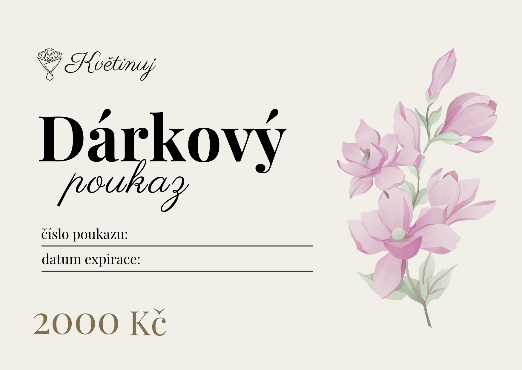 Elektronický dárkový poukaz