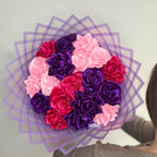 Kytice mix – 19 ks – Amethyst