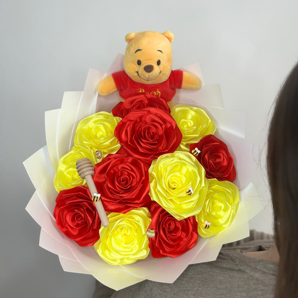 Kytice růží – 12 ks – Honey