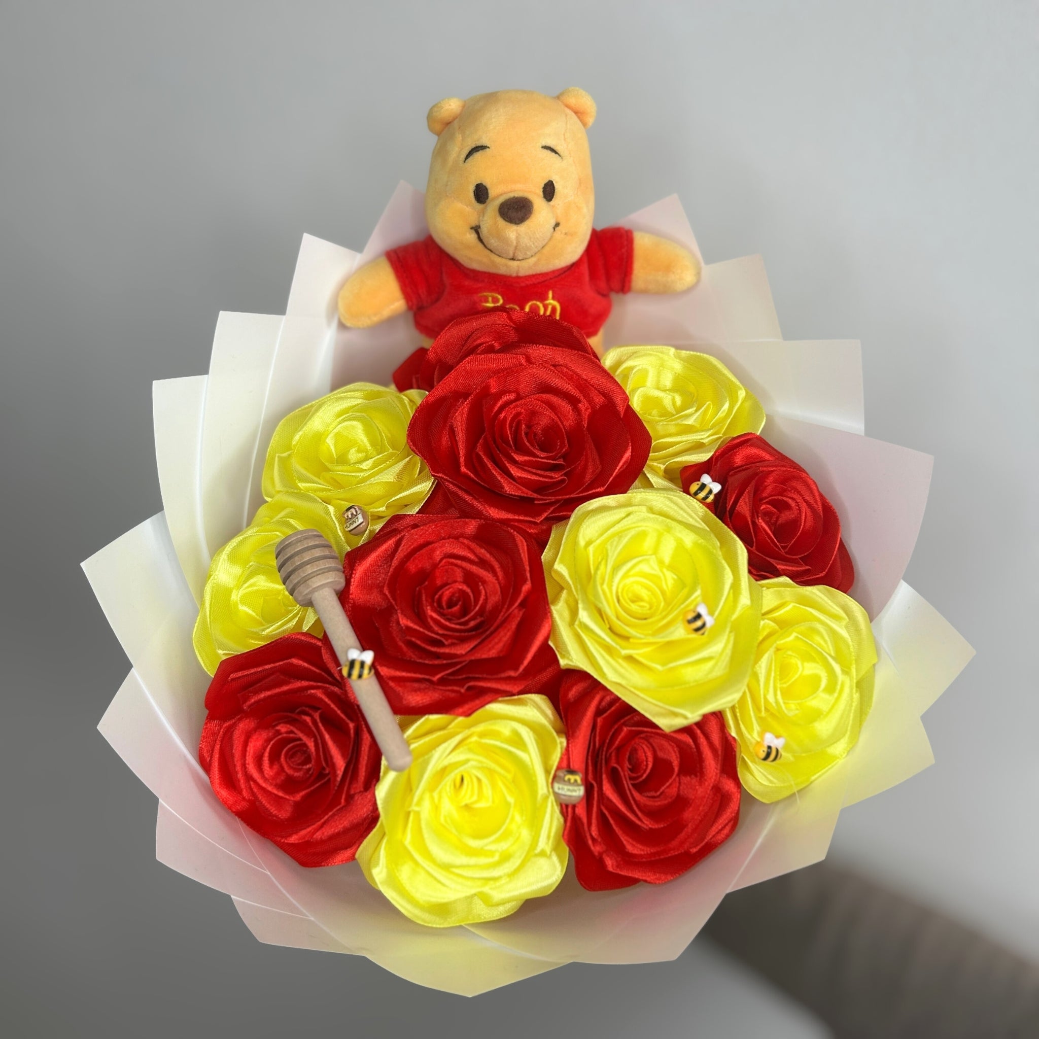 Kytice růží – 12 ks – Honey