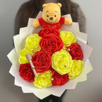 Kytice růží – 12 ks – Honey