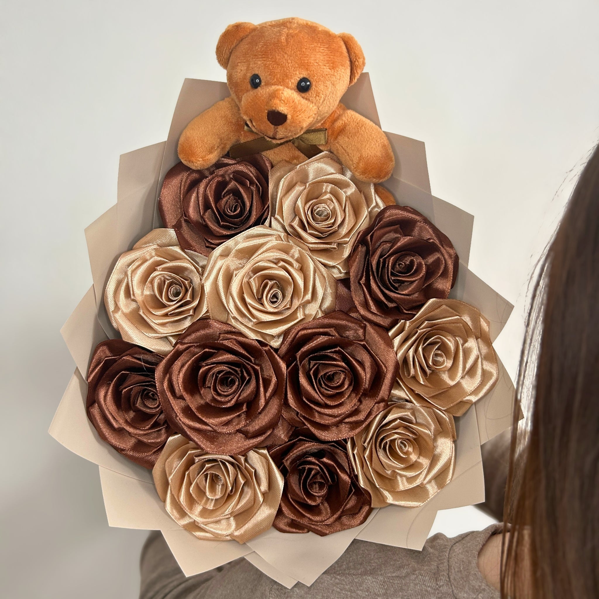 Kytice růží – 12 ks – Teddy