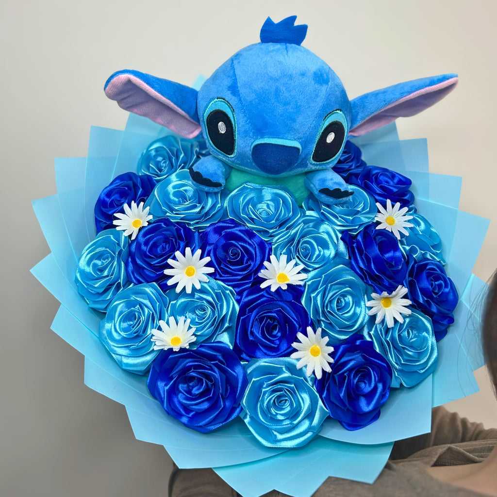 Kytice růží – 24 ks – Blue