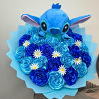 Kytice růží – 24 ks – Blue