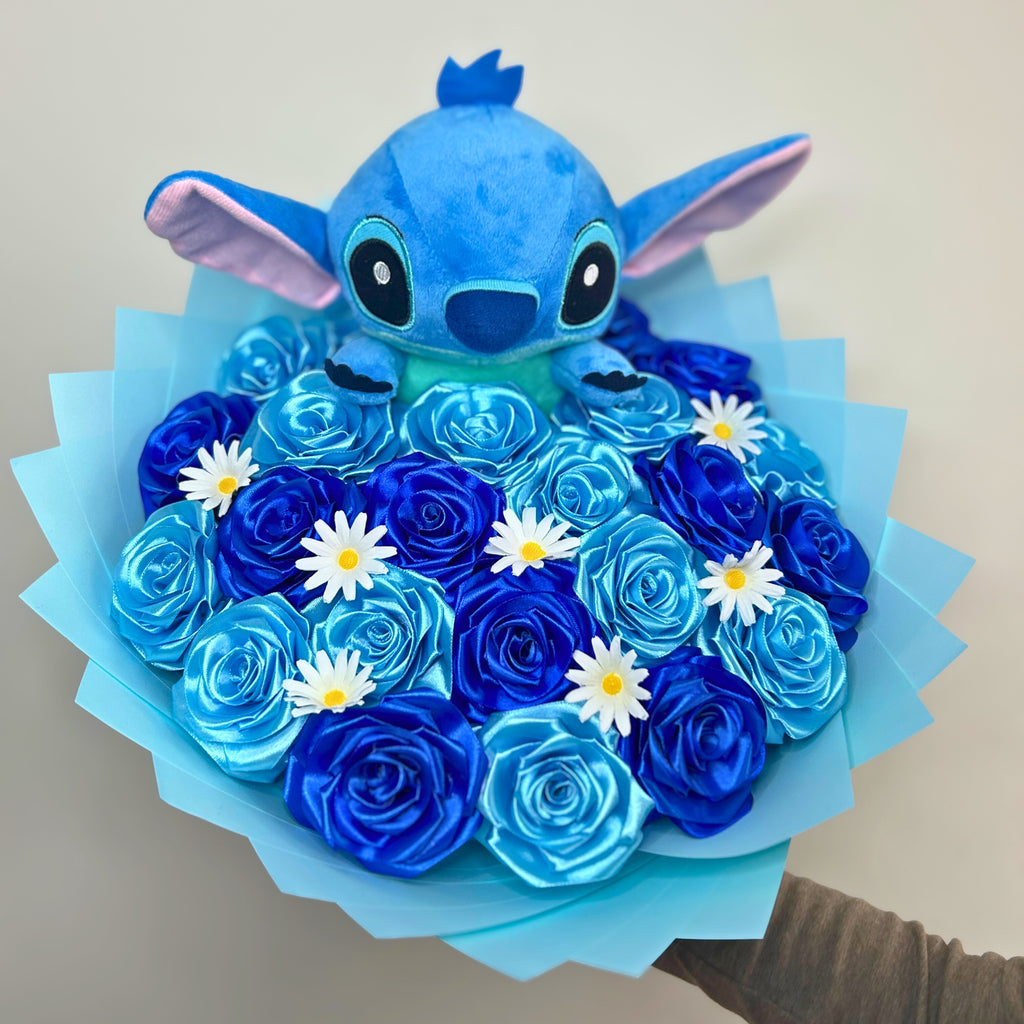 Kytice růží – 24 ks – Blue