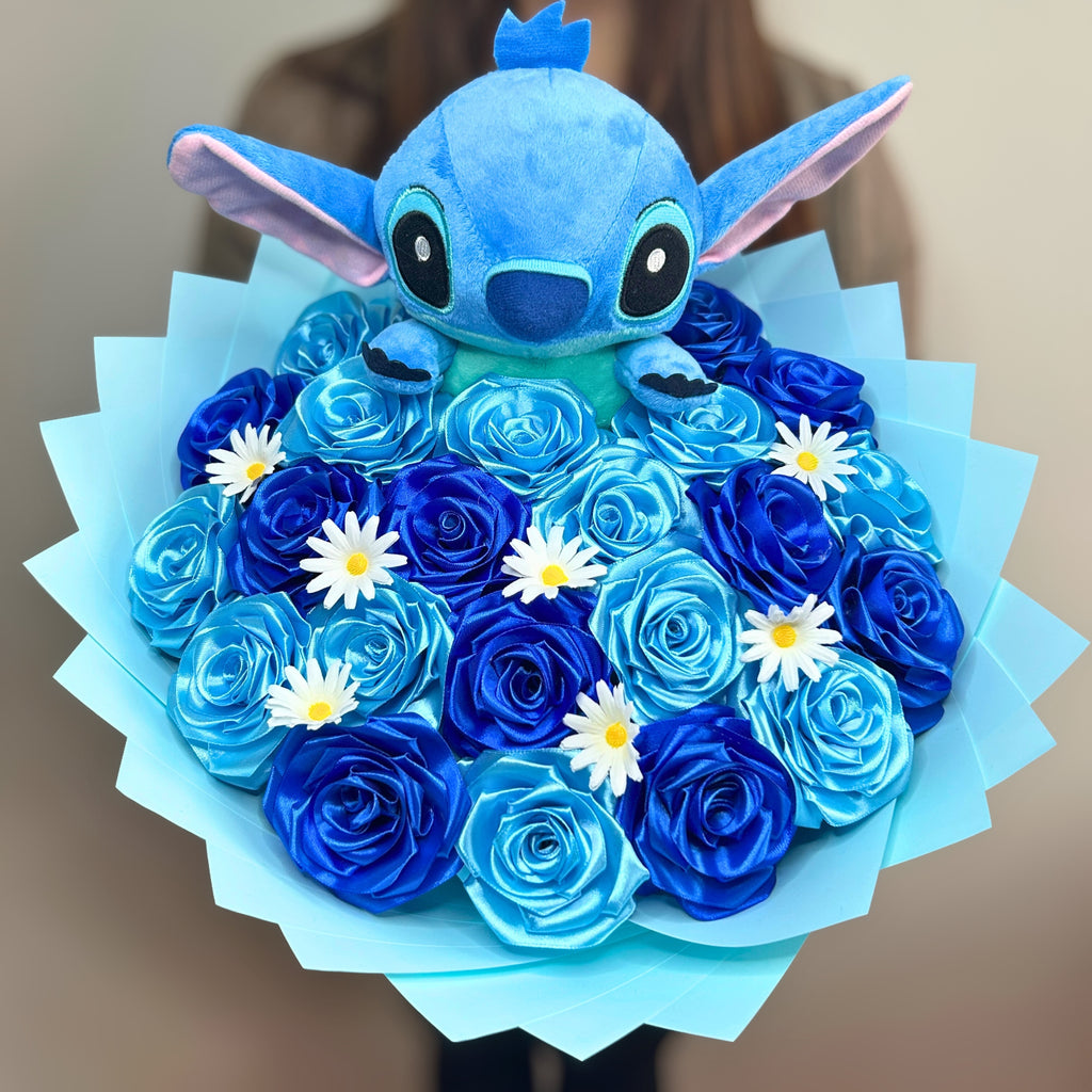 Kytice růží – 24 ks – Blue