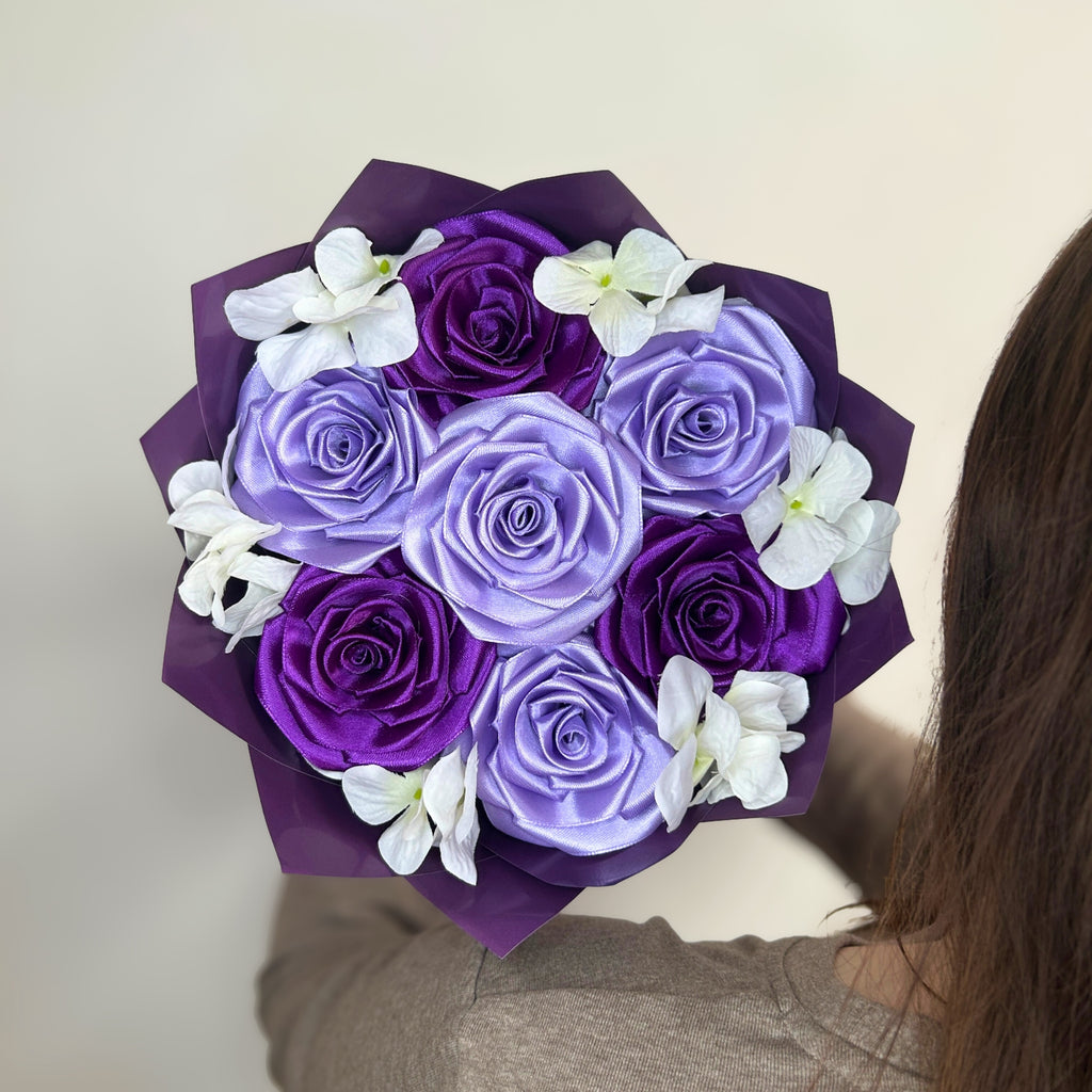 Kytice růží – 7 ks – Orchid