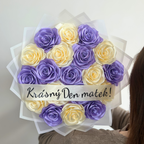 Kytice růží Den matek – 19 ks – Violet