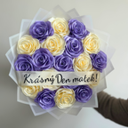 Kytice růží Den matek – 19 ks – Violet