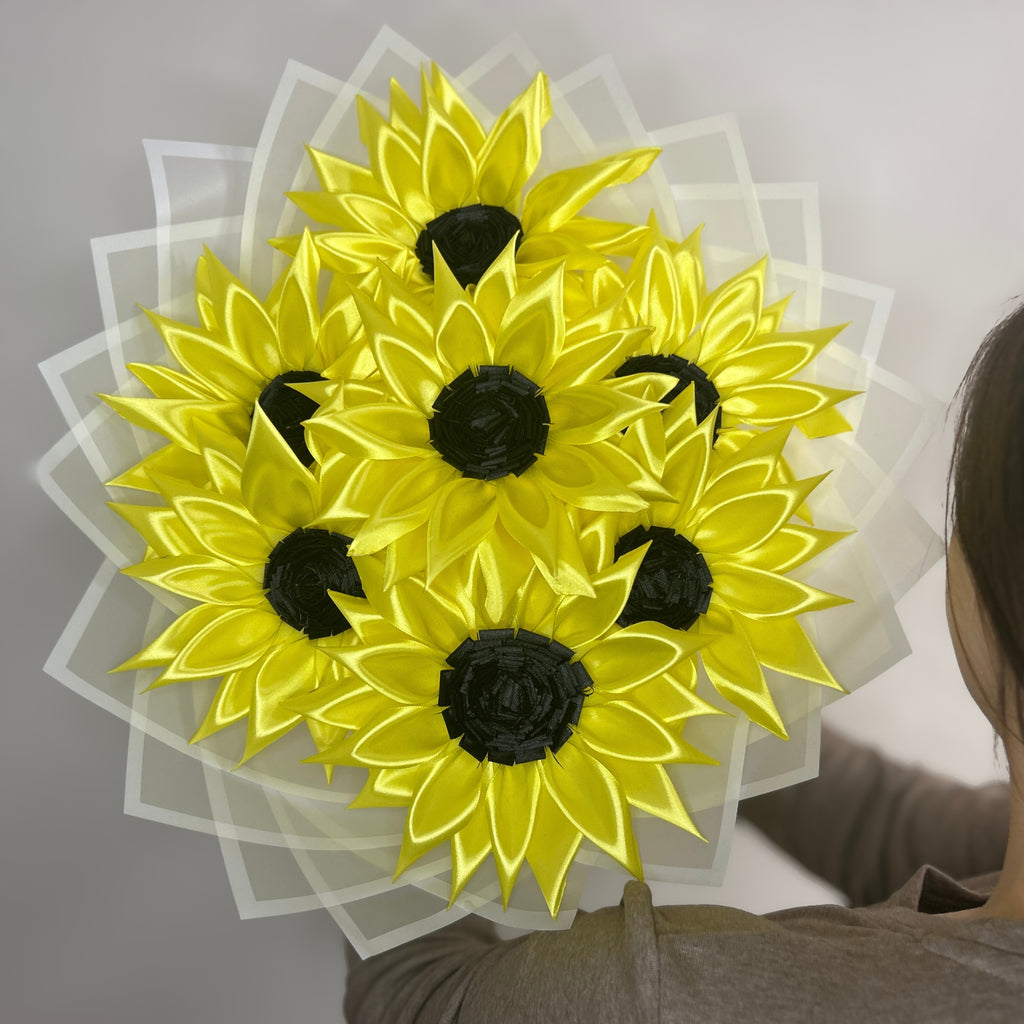 Kytice slunečnic - 7 ks - Sunny
