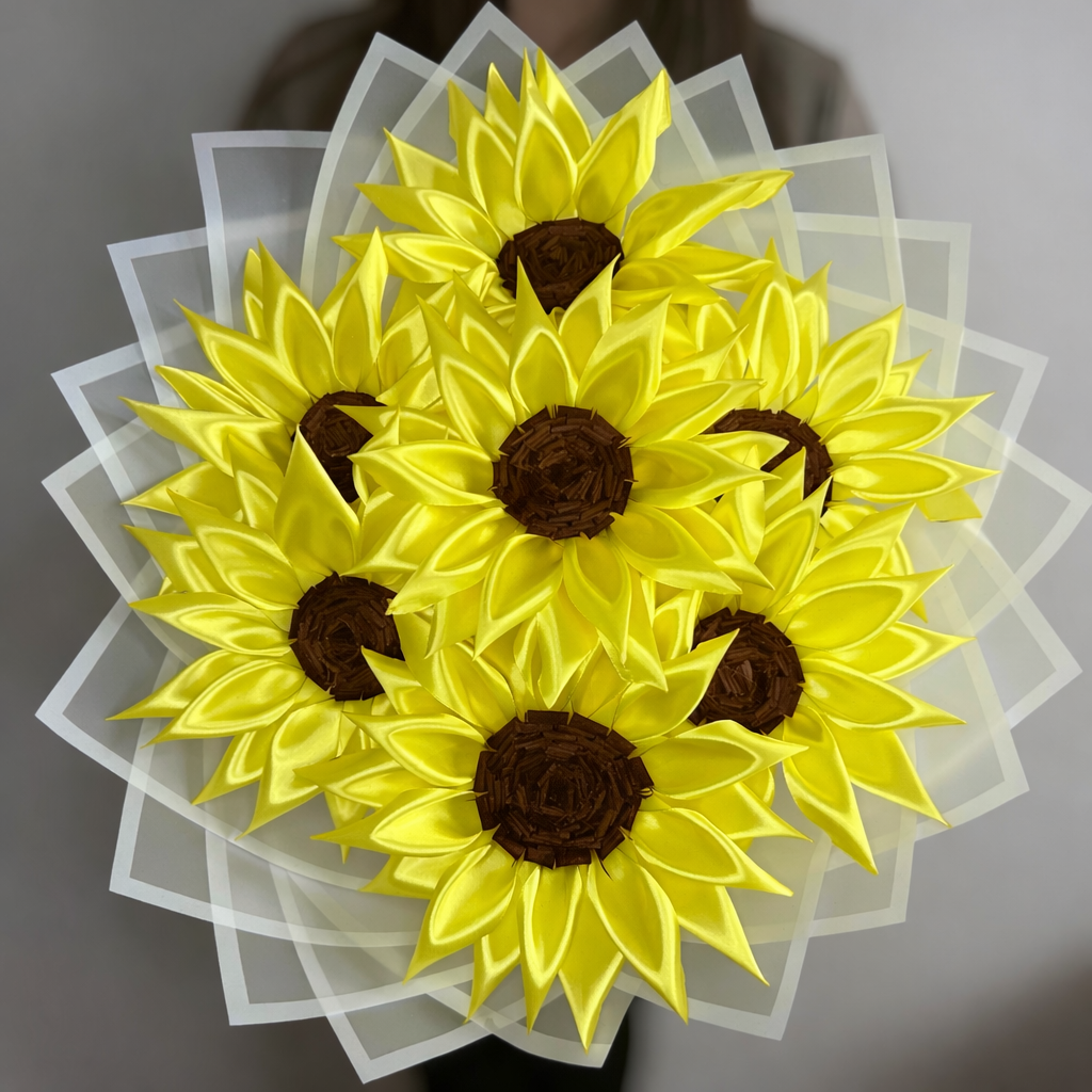 Kytice slunečnic - 7 ks - Sunny