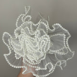 Bílý perlový ozdobný papír