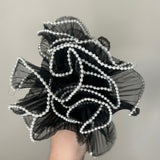 Černý perlový ozdobný papír