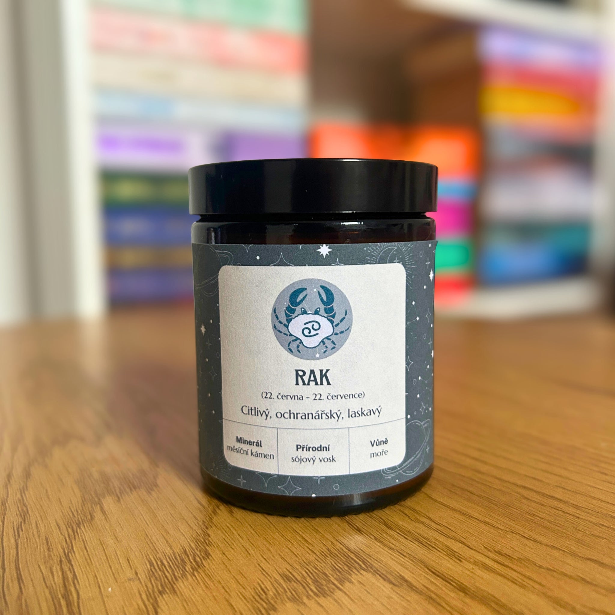 Sójová vonná svíčka – Rak