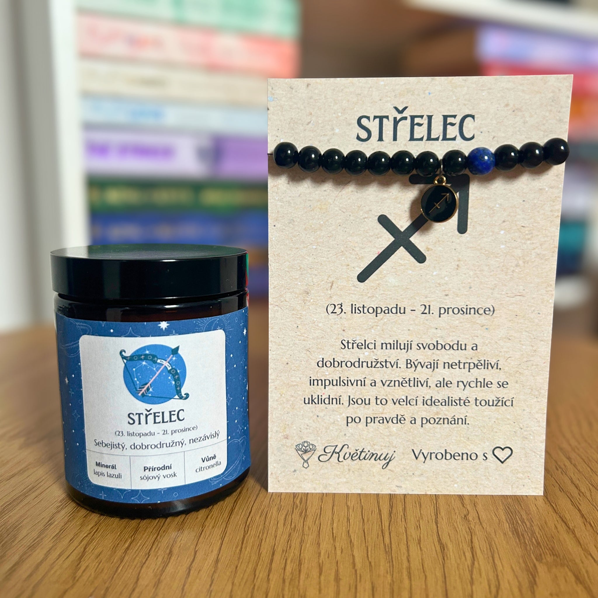 Sójová vonná svíčka – Střelec