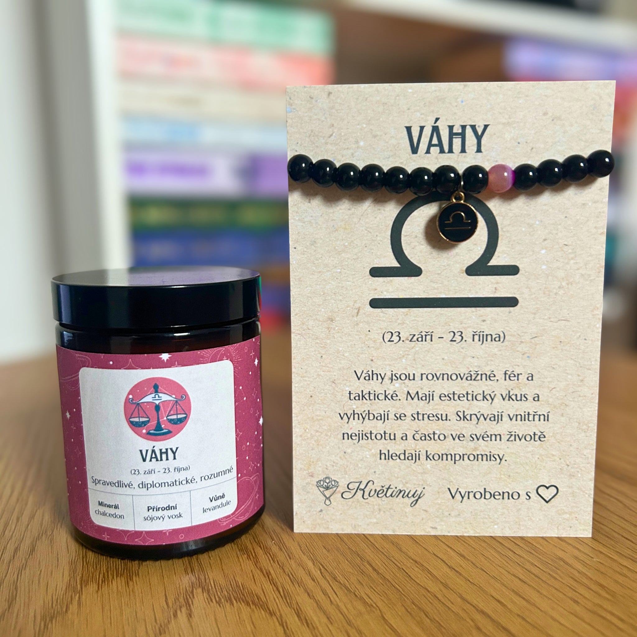 Sójová vonná svíčka – Váhy